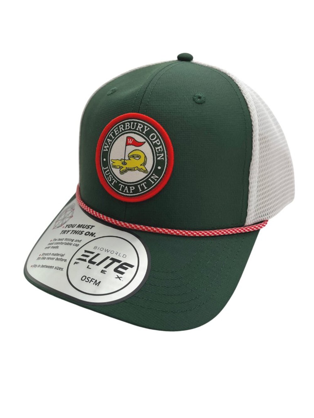 Happy Gilmore Waterbury Open Just Tap It In Alligator Golf Hat NWT